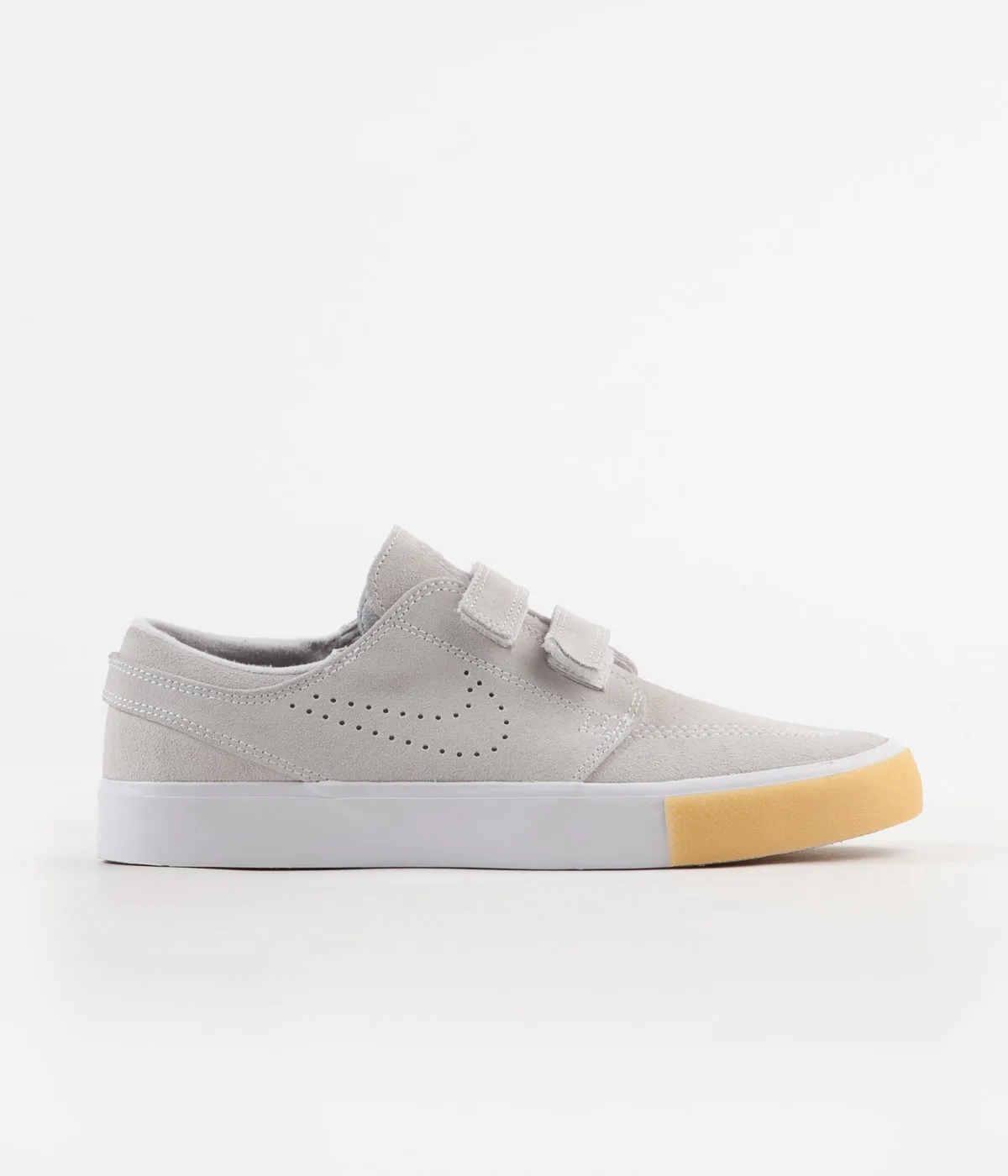 Nike SB Janoski AC Remastered Shoes - White / White - Vast Grey - Gum Yellow