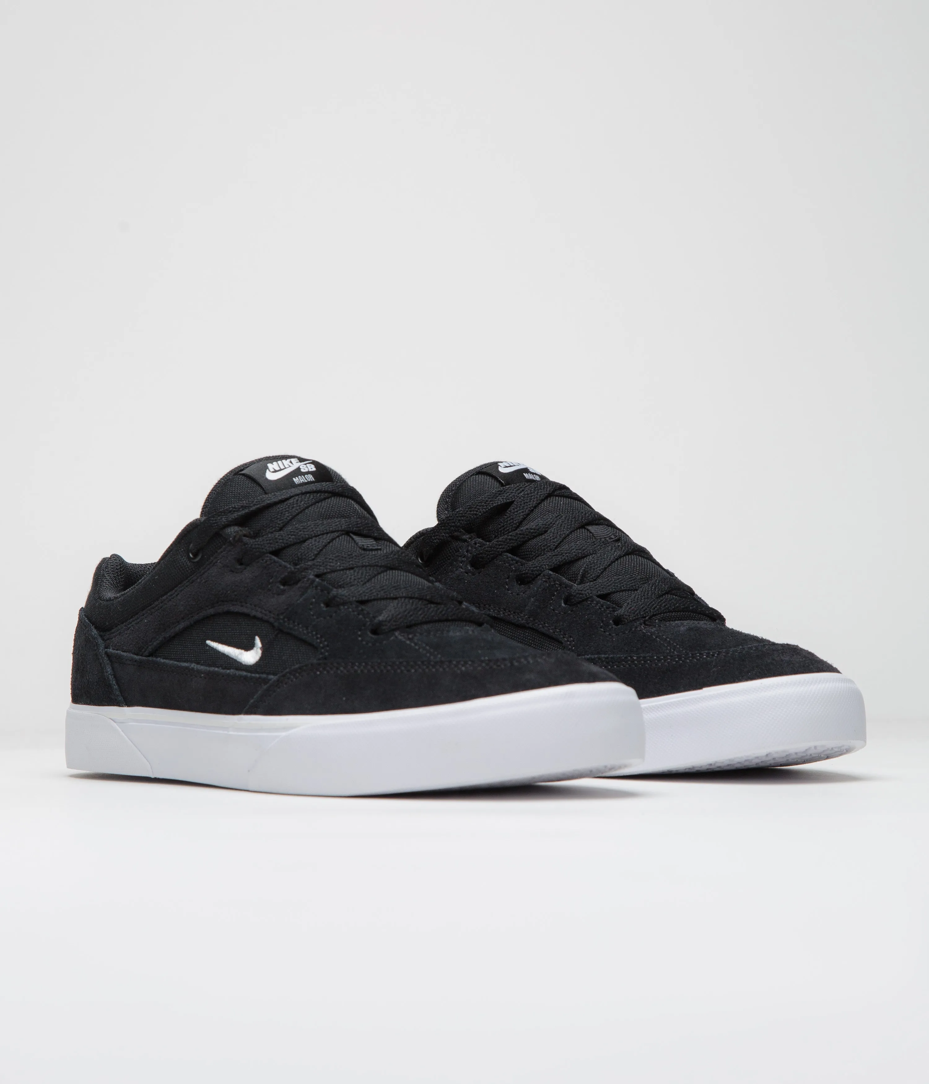 Nike SB Malor Shoes - Black / White - Black - White