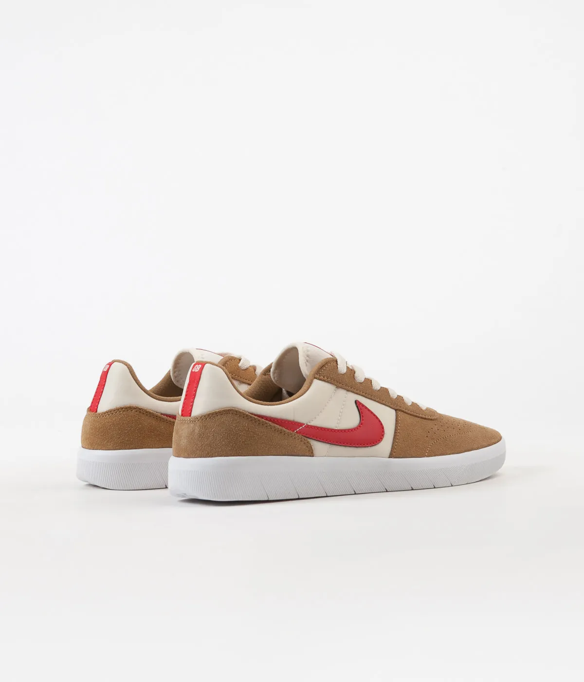 Nike SB Team Classic Shoes - Golden Beige / University Red - Light Cream