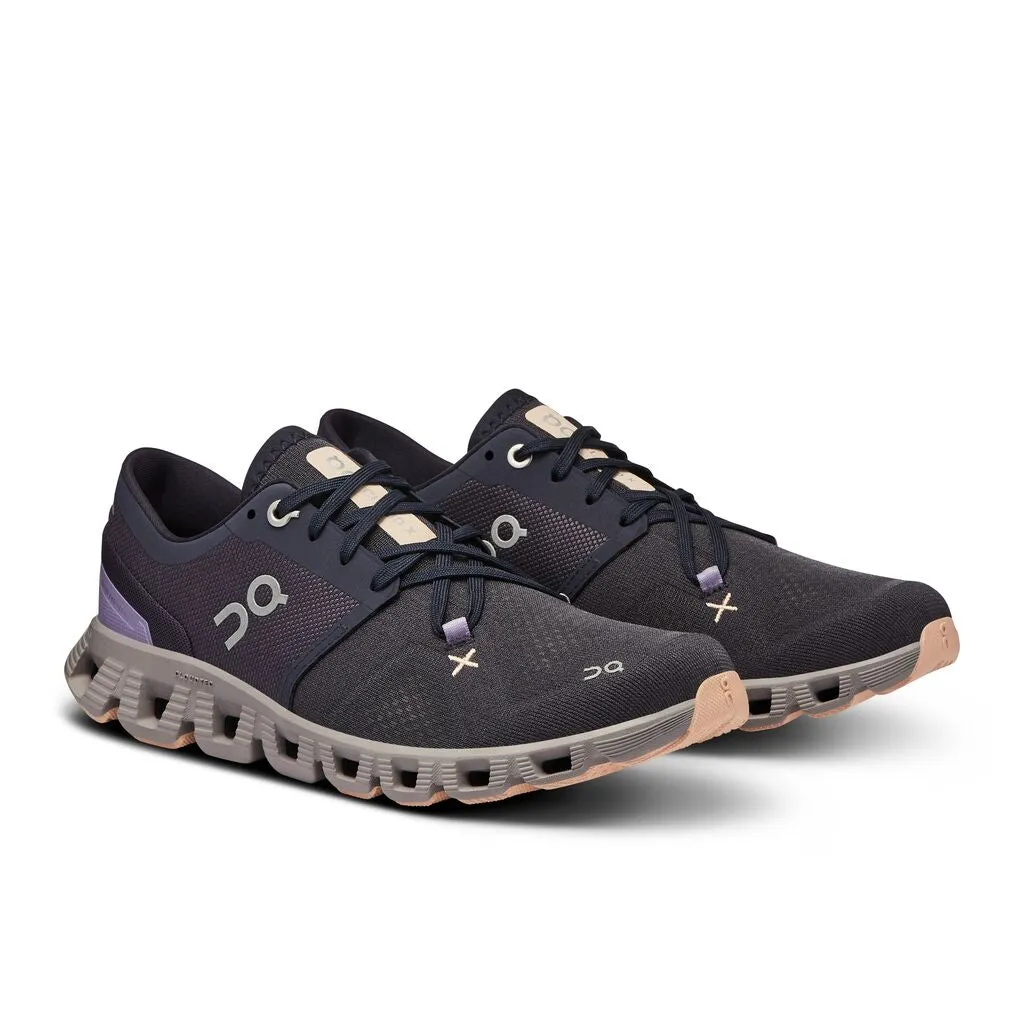 'On Running' Women's Cloud X 3 - Iron / Fade