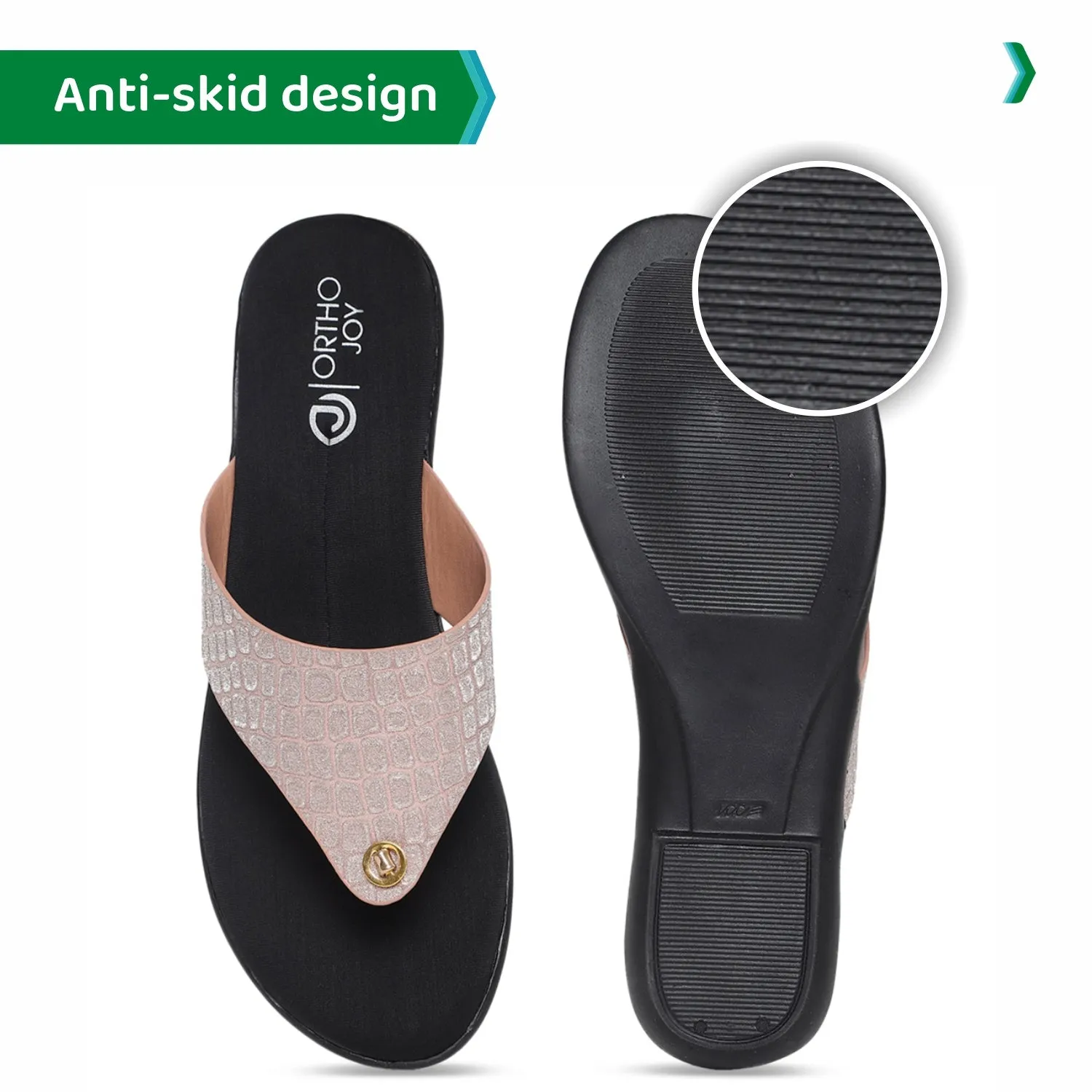 ORTHO JOY Fancy doctor Casual slippers for women