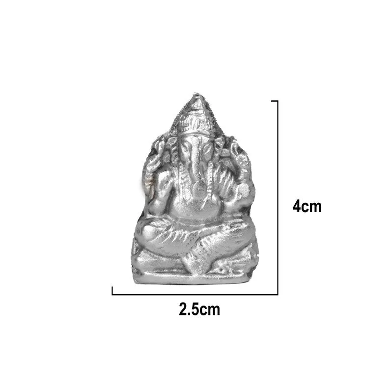 Parad Ganesh Statue Idol for removing obstacles and debt