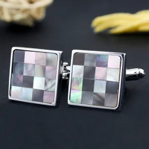 Peluche Superb Abalone Shell Cufflinks