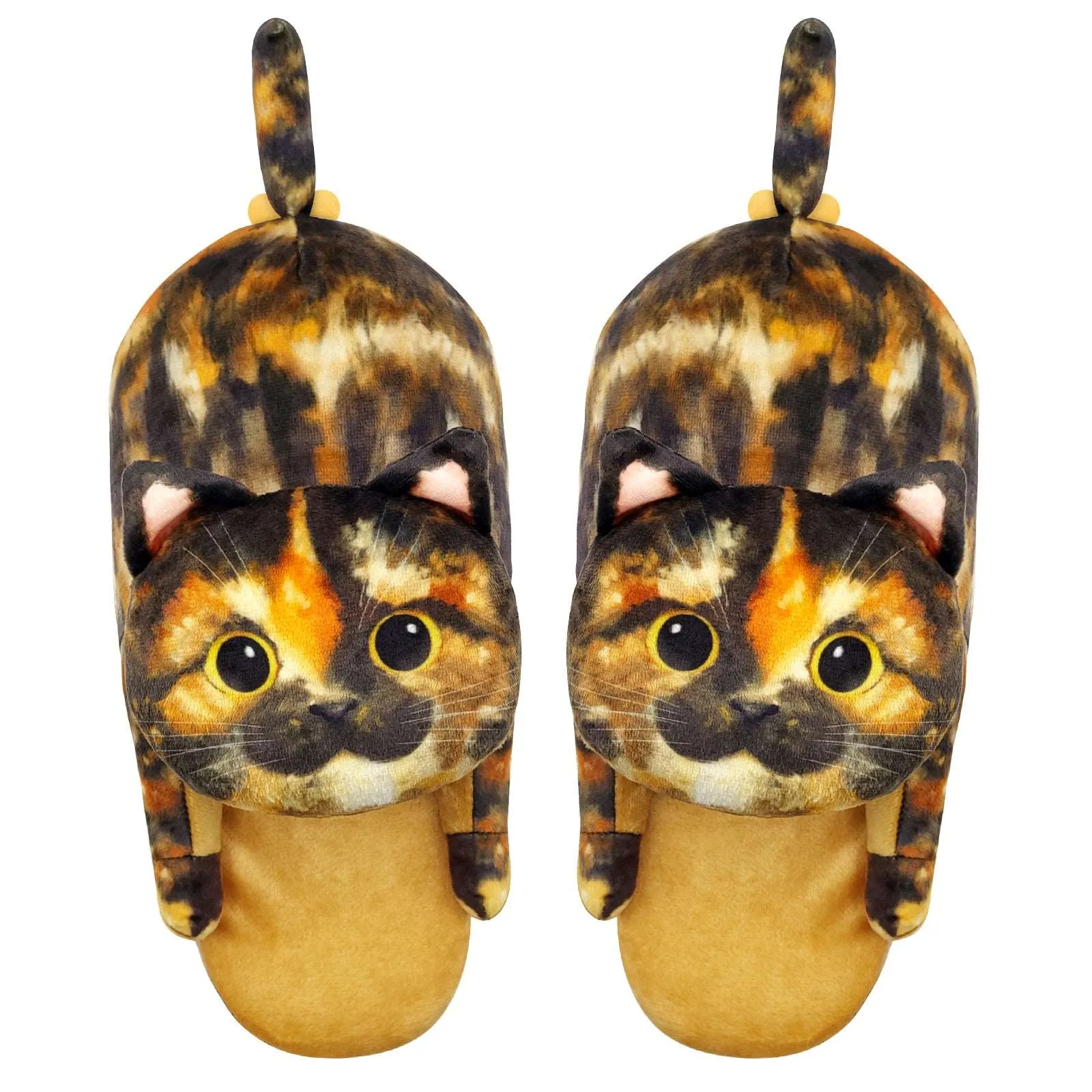 Plush Cat Slippers, A Gift for Cat Lovers