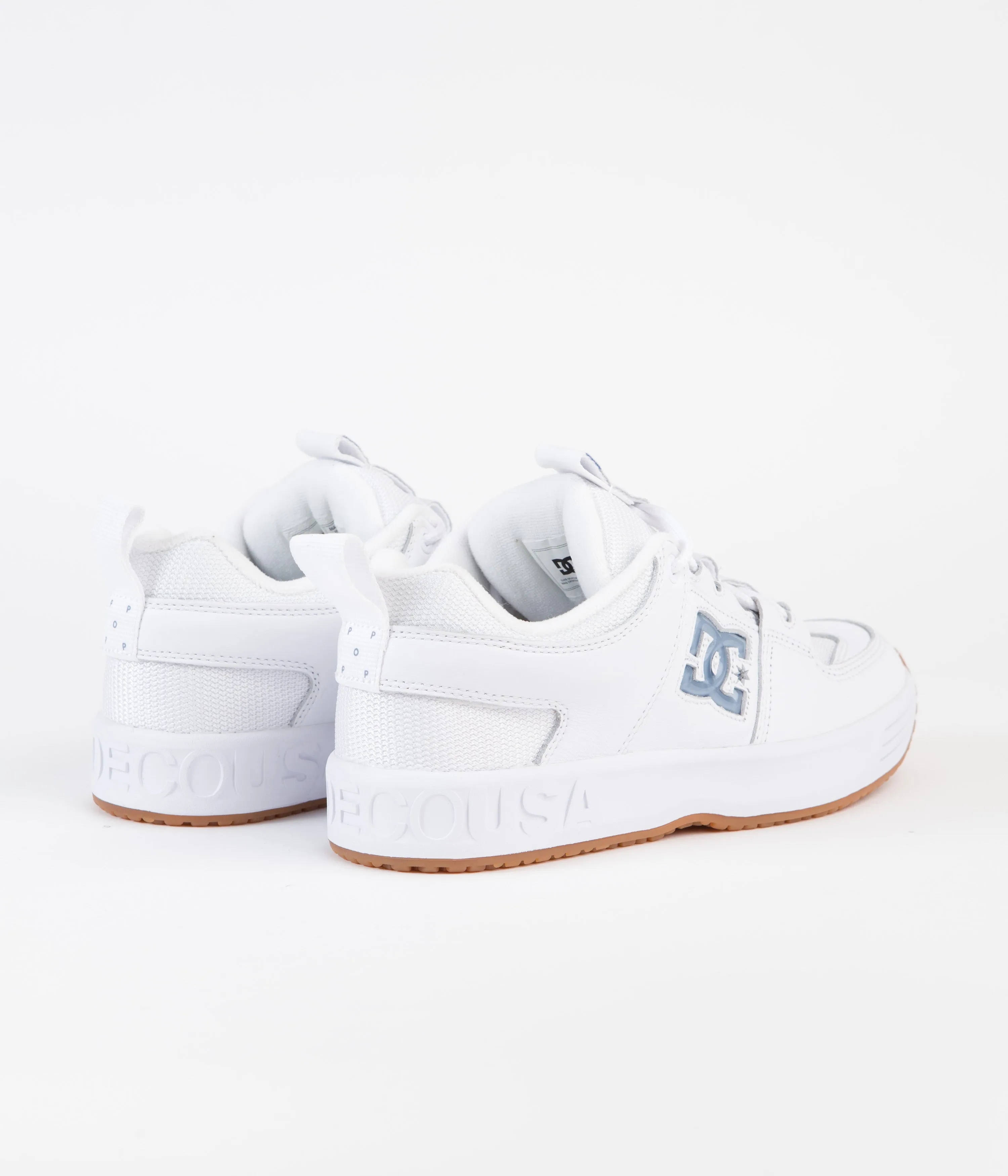 Pop Trading Company x DC Lynx OG Shoes - White / Blue Shadow