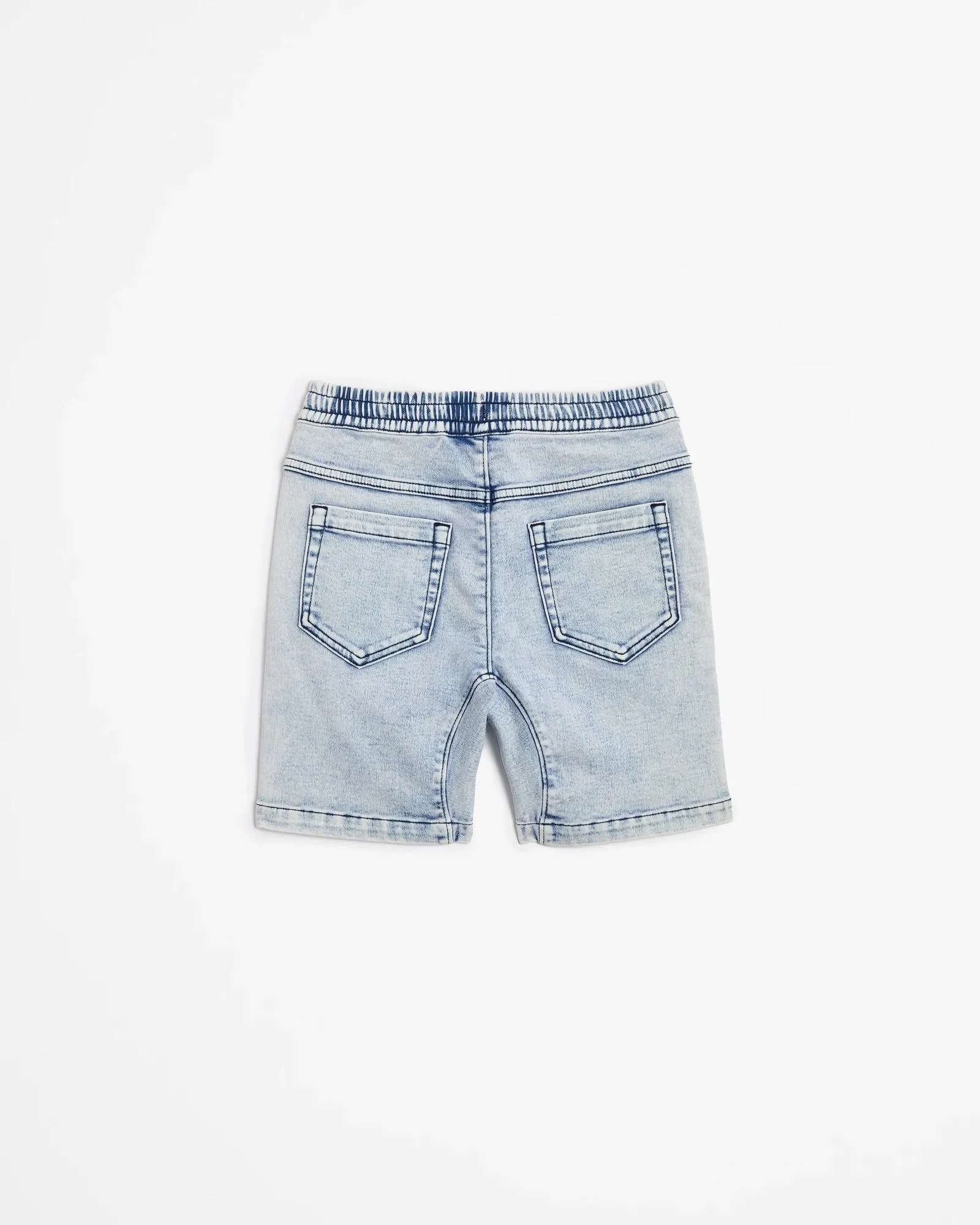 popular  Denim Biker Shorts - Light Wash