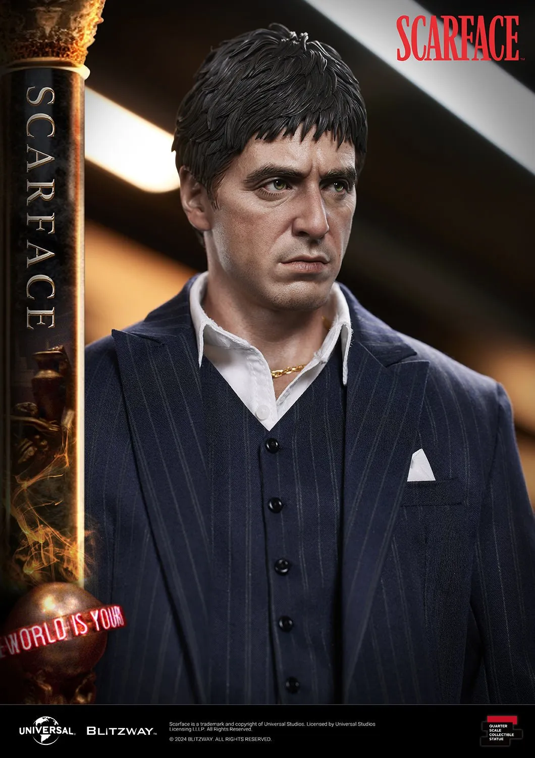 PRE-ORDER: Blitzway Scarface Tony Montana (Standard Ver.) 1/4 Superb Scale Statue