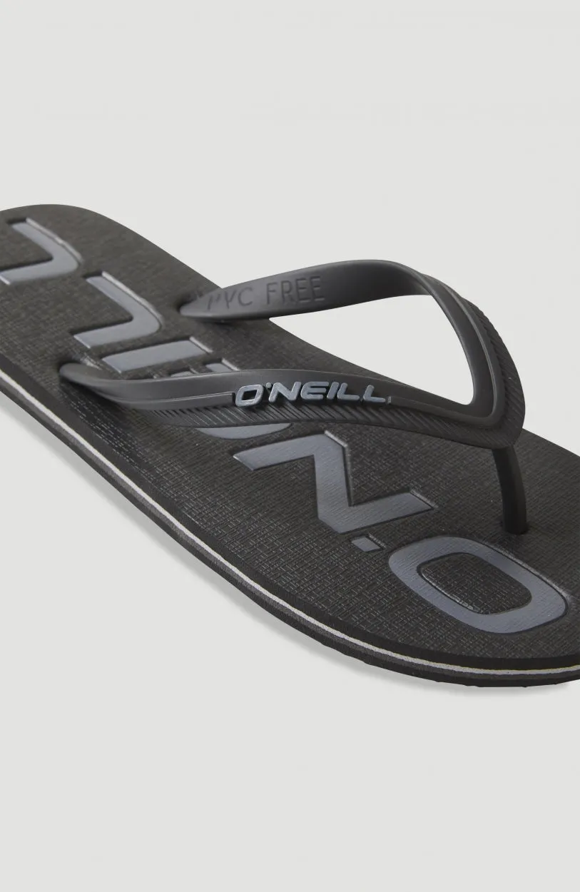 Profile Logo Sandals | Black Out