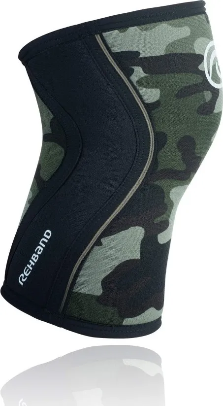 Rehband Rx Knee-Sleeve 5mm Black/Camo | Buy Rehband Rx Knee-Sleeve 5mm Black/Camo here | Outnorth