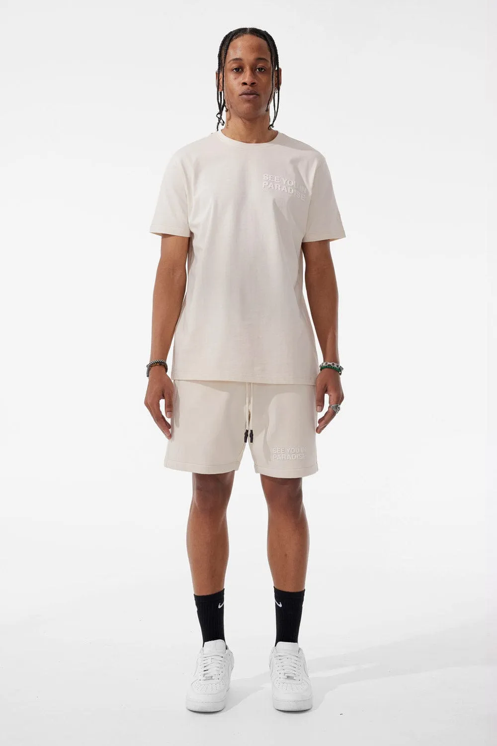 Retro - Paradise Tonal Shorts (Bone)