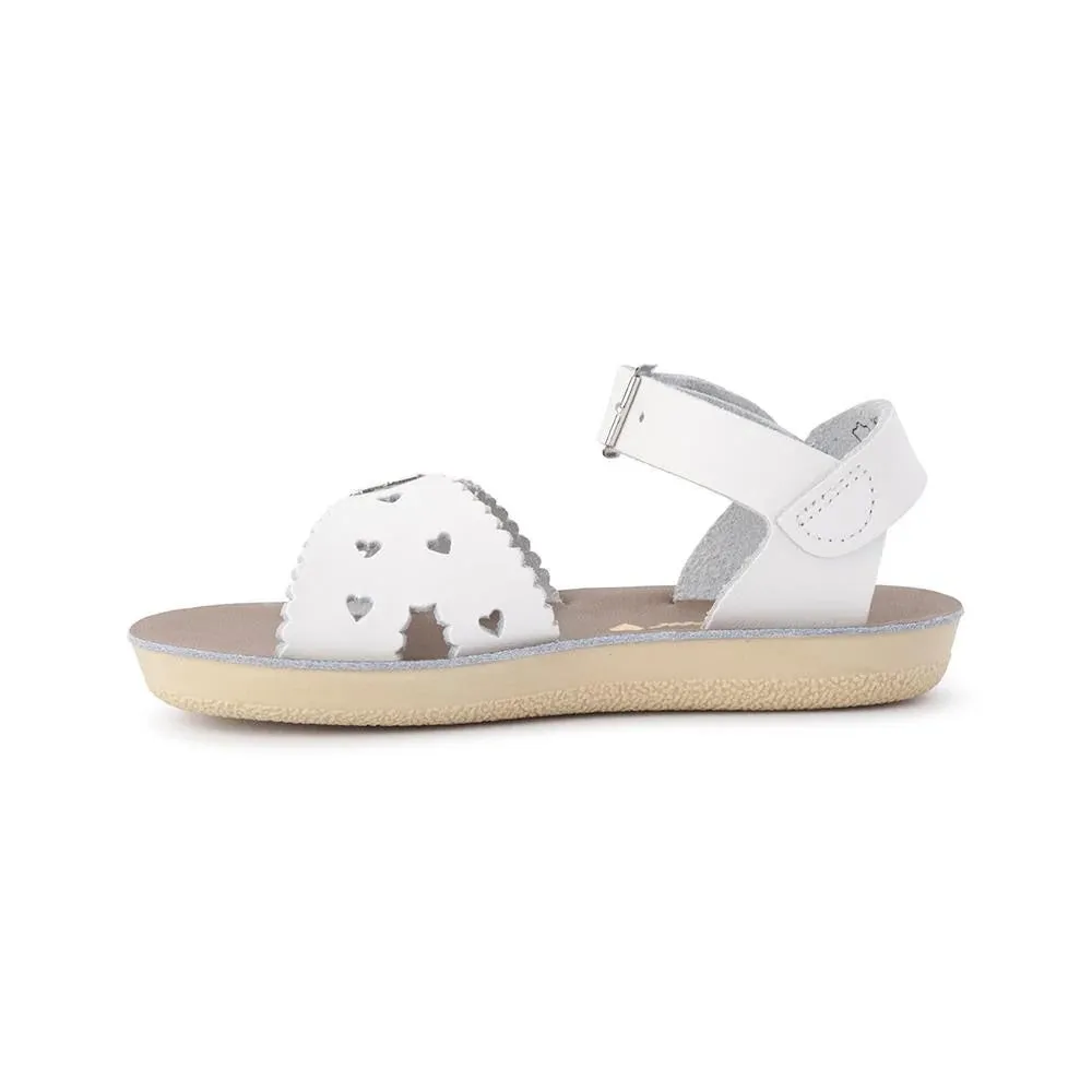 SALT WATER SUN-SAN SWEETHEART SANDALS - WHITE