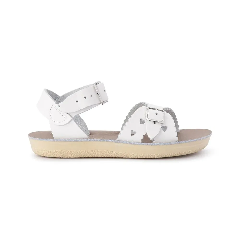 SALT WATER SUN-SAN SWEETHEART SANDALS - WHITE