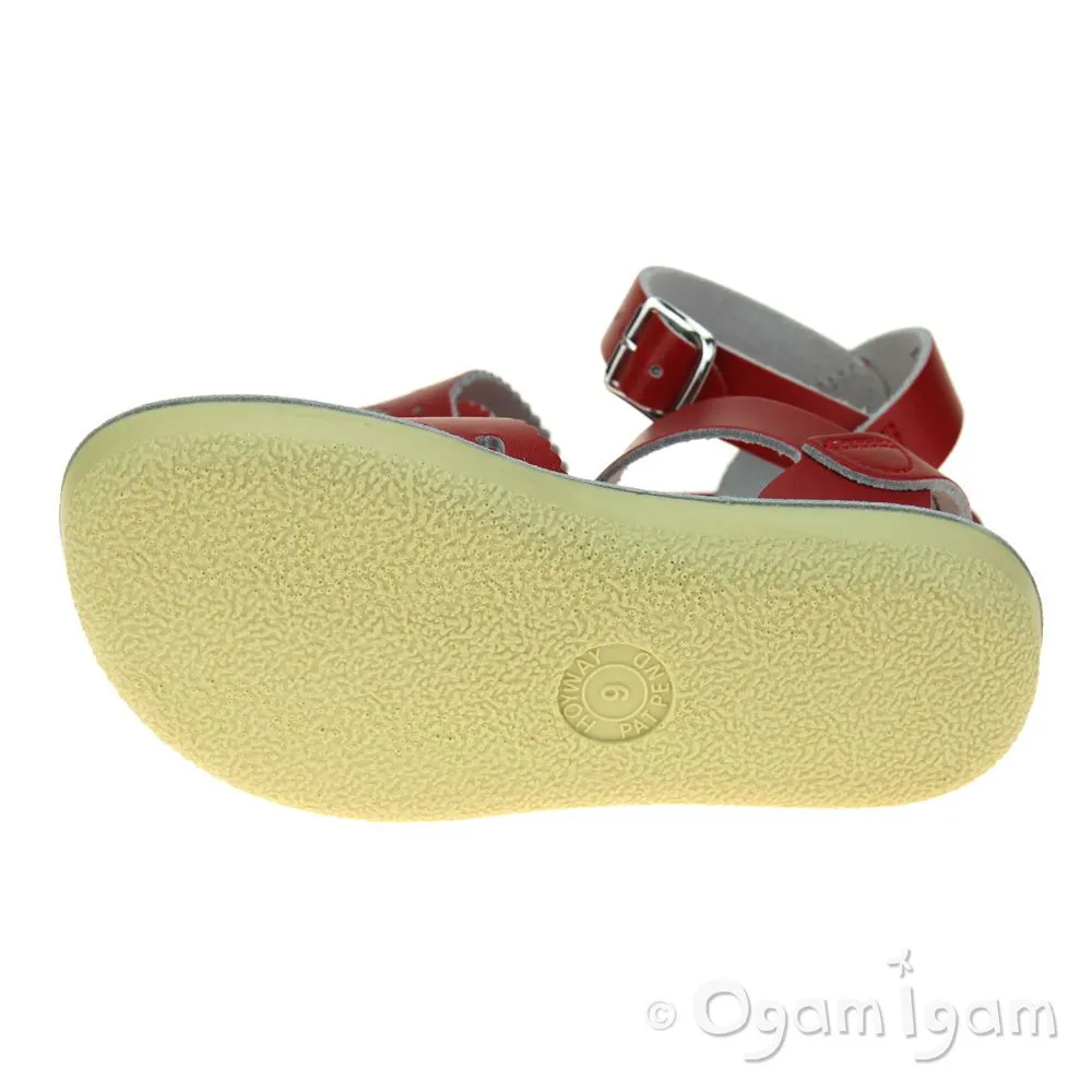 Salt-Water Sweetheart Girls Red Waterfriendly Sandal