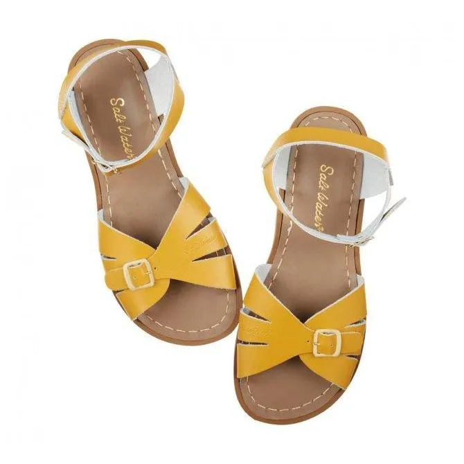 Saltwater Classic Sandals - Mustard - Adult