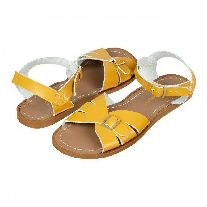 Saltwater Classic Sandals - Mustard - Adult