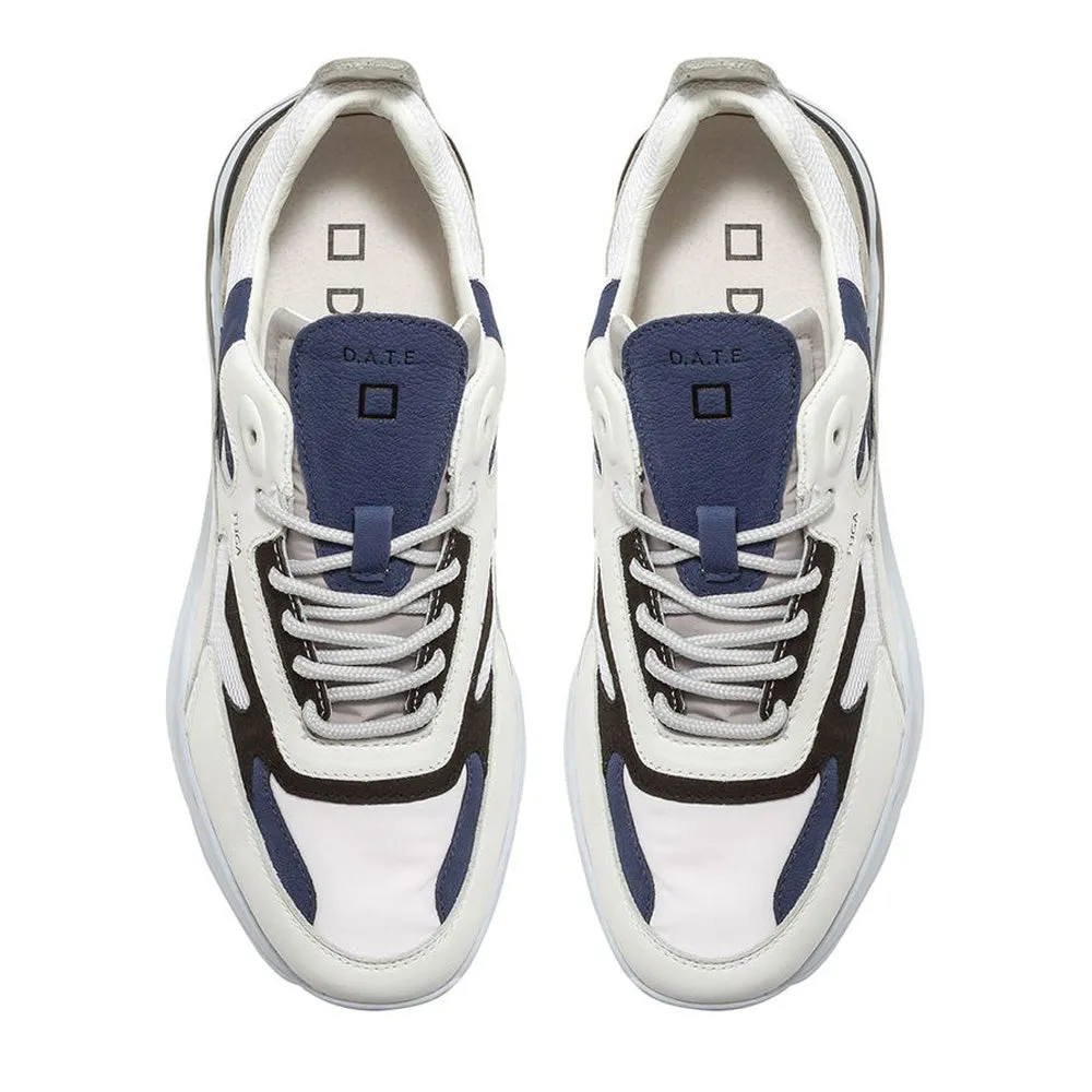 Scarpe Uomo D.A.T.E. Sneakers linea Fuga Mesh colore White Blue