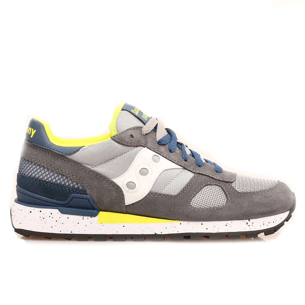 Scarpe Uomo Saucony Sneakers Shadow Original Grey - Blue - Yellow