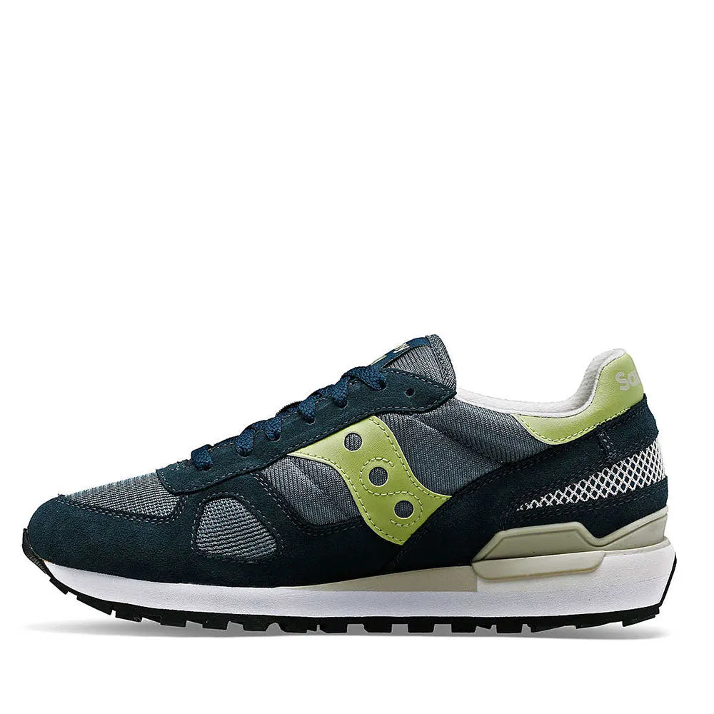 Scarpe Uomo Saucony Sneakers Shadow Original Navy - Lime