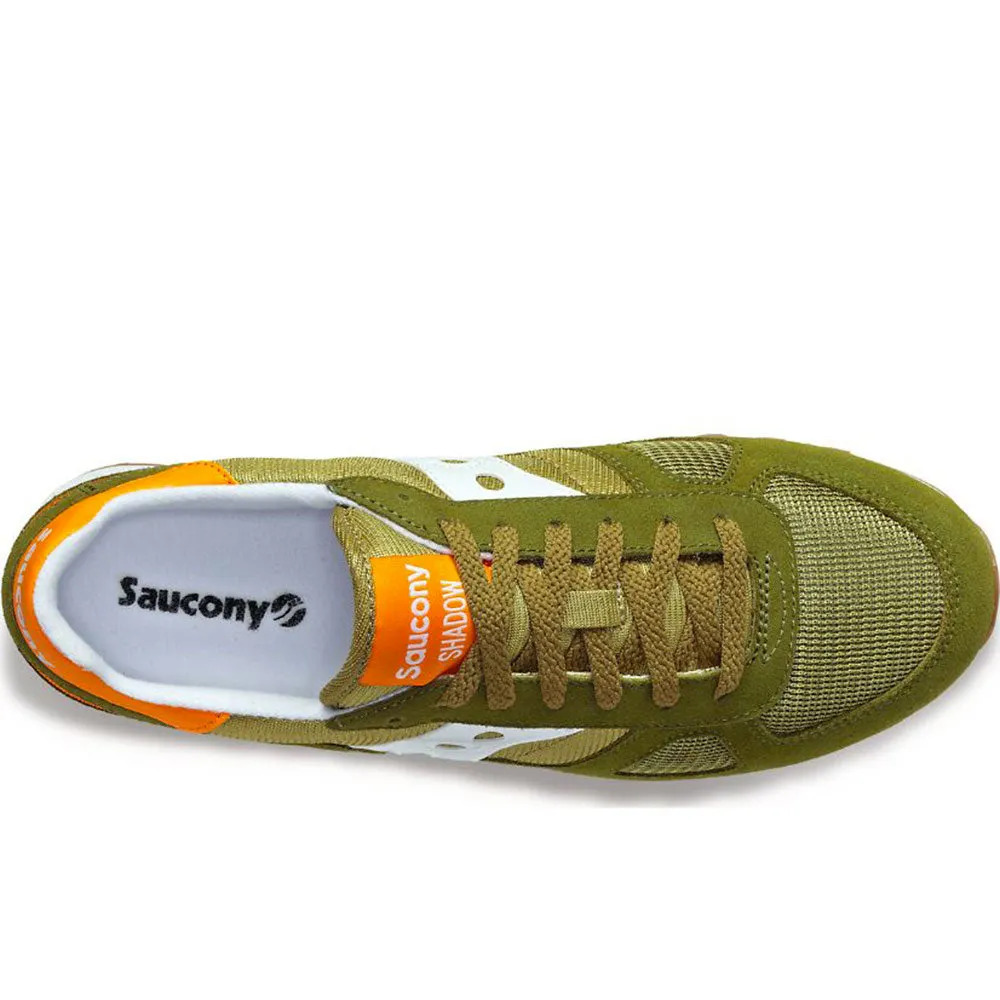 Scarpe Uomo Saucony Sneakers Shadow Original Olive - Orange