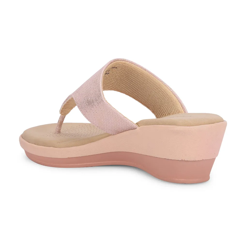 Senorita Casual Pink Wedge Heels for women LDF-2 By Liberty