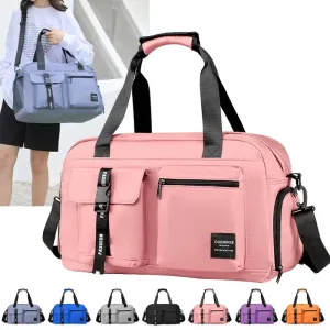 Shoe Pocket Crossbody Gym Bag