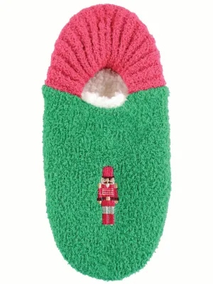 Simply Southern Christmas Nutcracker sock slippers