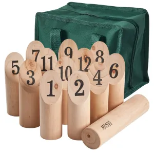 Skittles Game - Wooden Number Skittles