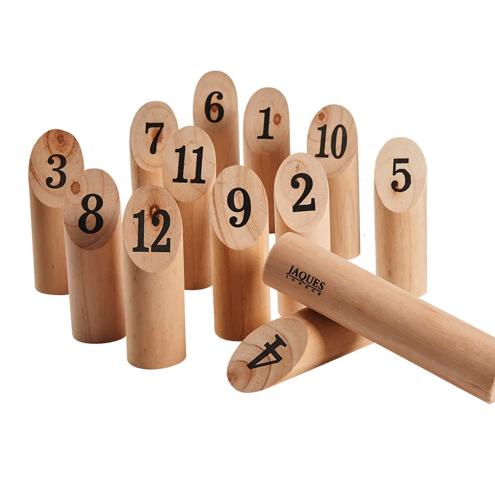 Skittles Game - Wooden Number Skittles