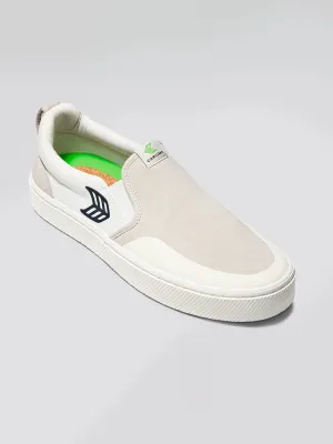 Slip-On Skate Pro: Off-White Vintage/ Black Logo