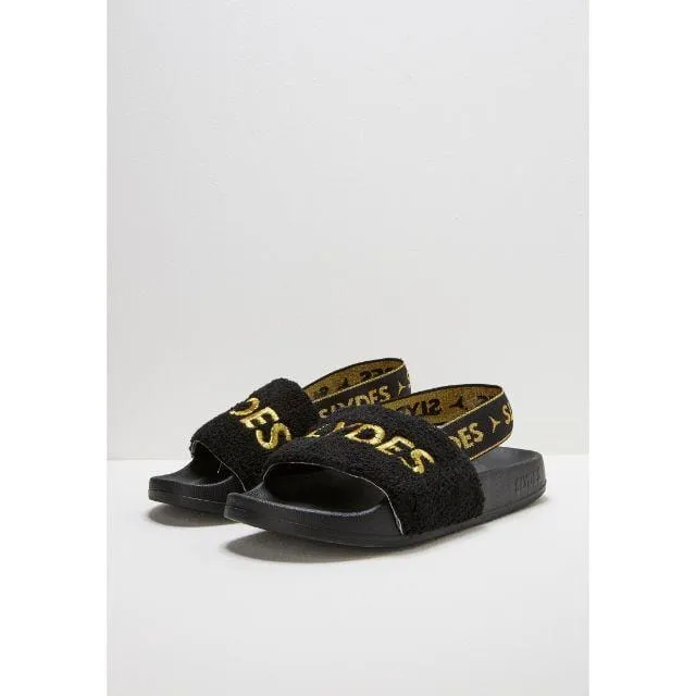 Slydes Coin Women Lifestyle Slippers Black / Gold S0220S500-W