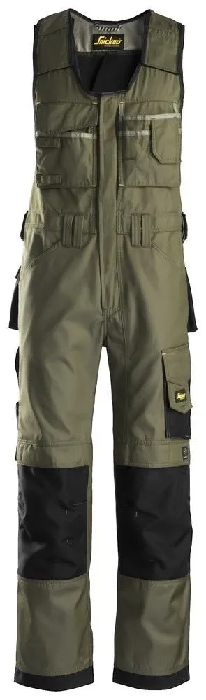 Snickers&#x20;0312&#x20;Craftsmen,&#x20;One-piece&#x20;Trousers&#x20;DuraTwill&#x20;-&#x20;Olive&#x20;Green