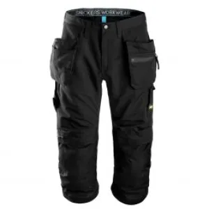 Snickers&#x20;6103&#x20;LiteWork,&#x20;37.5&#xAE;&#x20;Work&#x20;Pirate&#x20;Trousers&#x2B;&#x20;with&#x20;Holster&#x20;Pockets&#x20;-&#x20;Black