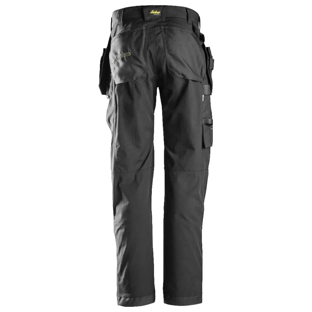 Snickers&#x20;6923&#x20;FlexiWork,&#x20;Floorlayer&#x20;Trousers&#x2B;&#x20;with&#x20;Holster&#x20;Pockets&#x20;-&#x20;Black