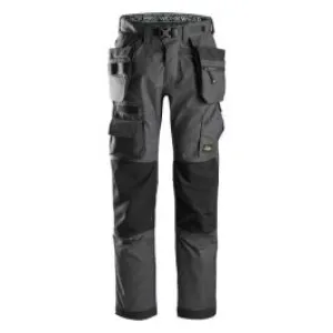 Snickers&#x20;6923&#x20;FlexiWork,&#x20;Floorlayer&#x20;Trousers&#x2B;&#x20;with&#x20;Holster&#x20;Pockets&#x20;-&#x20;Steel&#x20;Grey