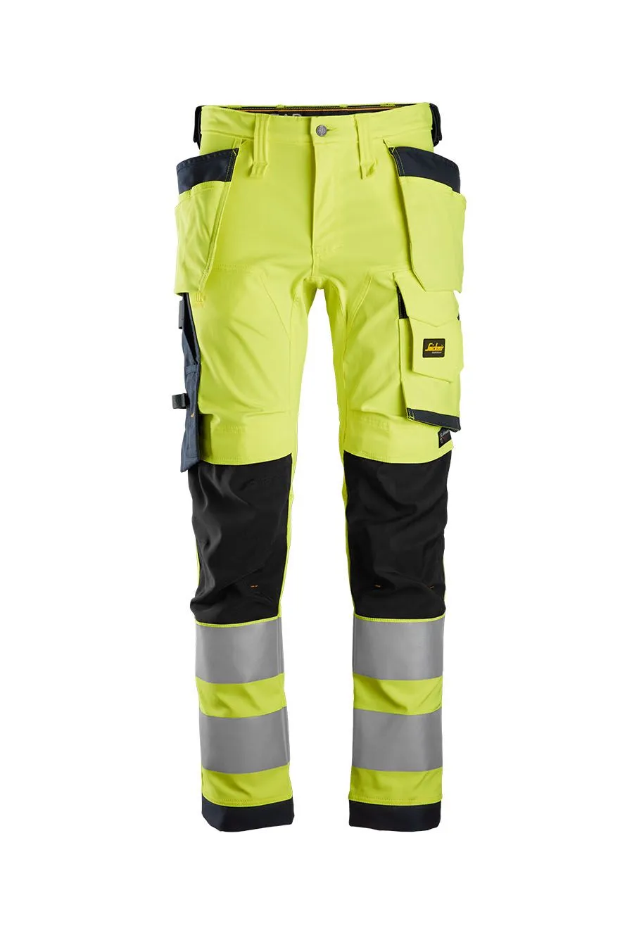 Snickers&#x20;Work&#x20;Trouser&#x20;High&#x20;Vis&#x20;6243&#x20;-&#x20;Yellow&#x20;Navy