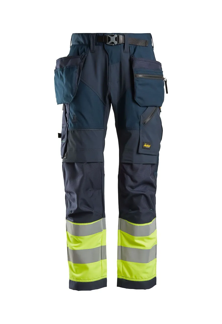 Snickers&#x20;Work&#x20;Trouser&#x20;High&#x20;Vis&#x20;6931&#x20;-&#x20;Navy&#x20;Yellow