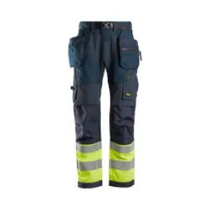 Snickers&#x20;Work&#x20;Trouser&#x20;High&#x20;Vis&#x20;6931&#x20;-&#x20;Navy&#x20;Yellow