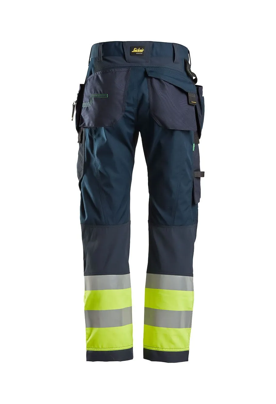 Snickers&#x20;Work&#x20;Trouser&#x20;High&#x20;Vis&#x20;6931&#x20;-&#x20;Navy&#x20;Yellow