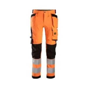 Snickers&#x20;Work&#x20;Trouser&#x20;High&#x20;Vis&#x20;Stretch&#x20;6243&#x20;-&#x20;Orange