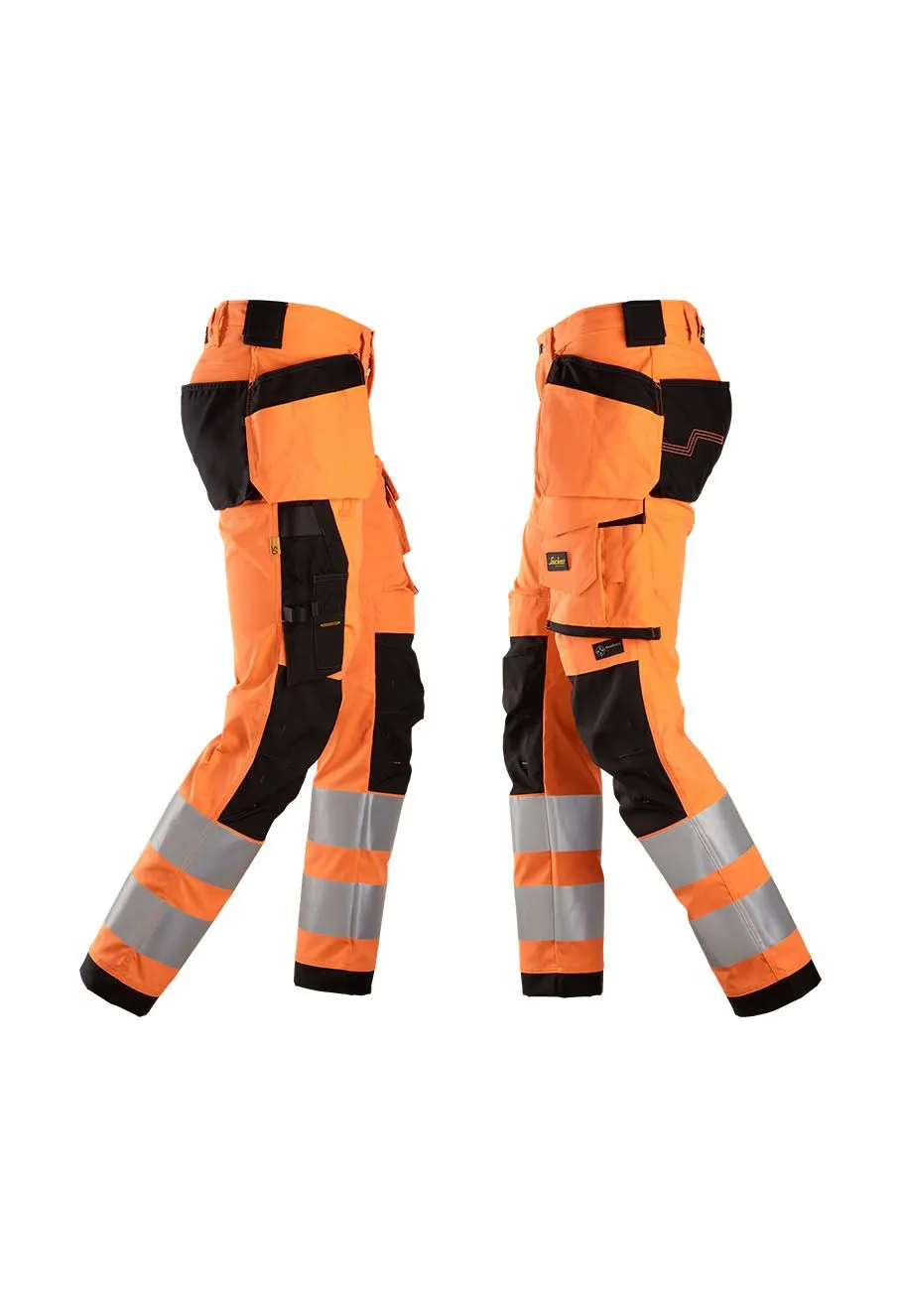 Snickers&#x20;Work&#x20;Trouser&#x20;High&#x20;Vis&#x20;Stretch&#x20;6243&#x20;-&#x20;Orange