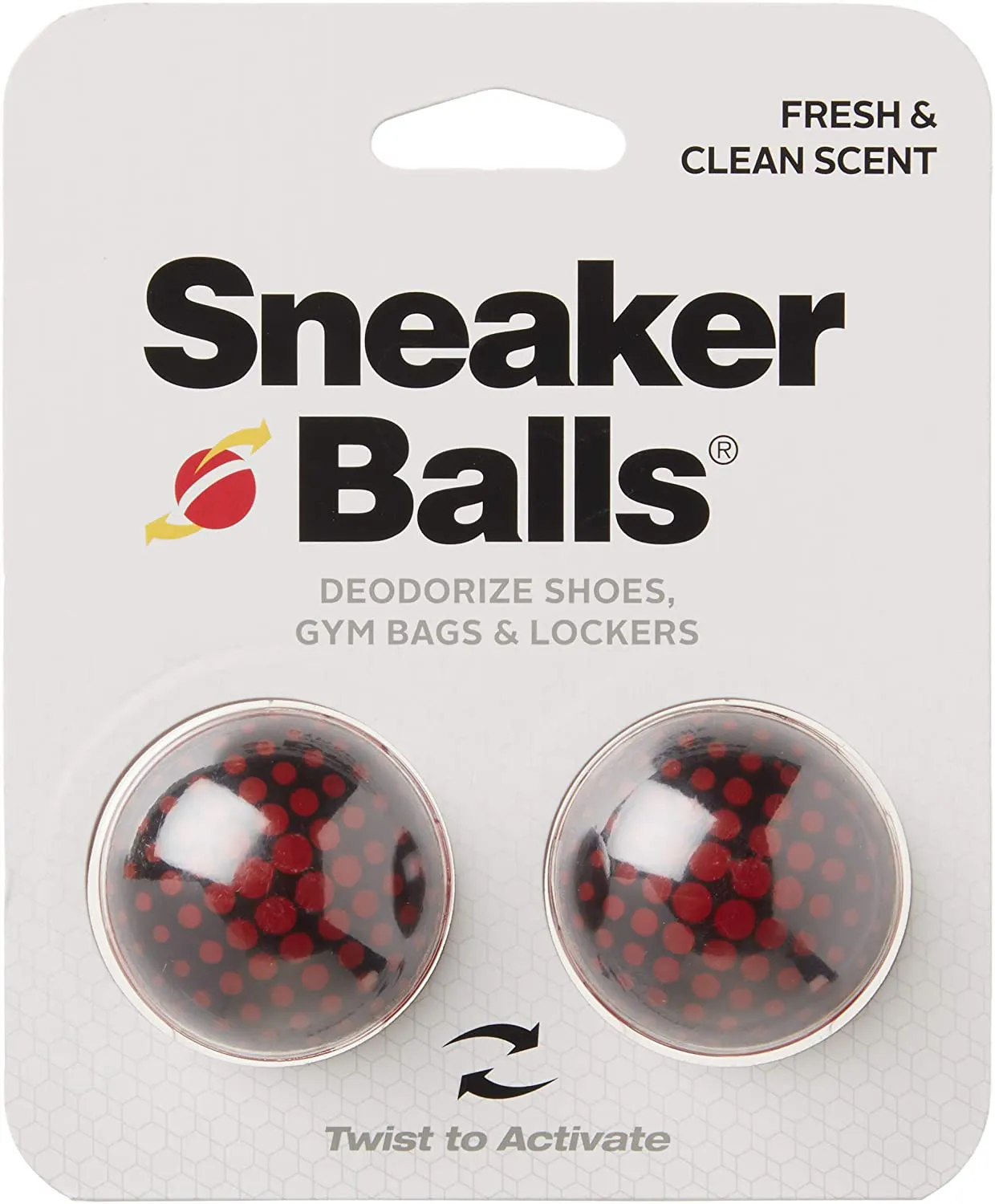 Sof Sole Sneaker Balls Shoe, Gym Bag, and Locker Deodorizer, 1 Pair