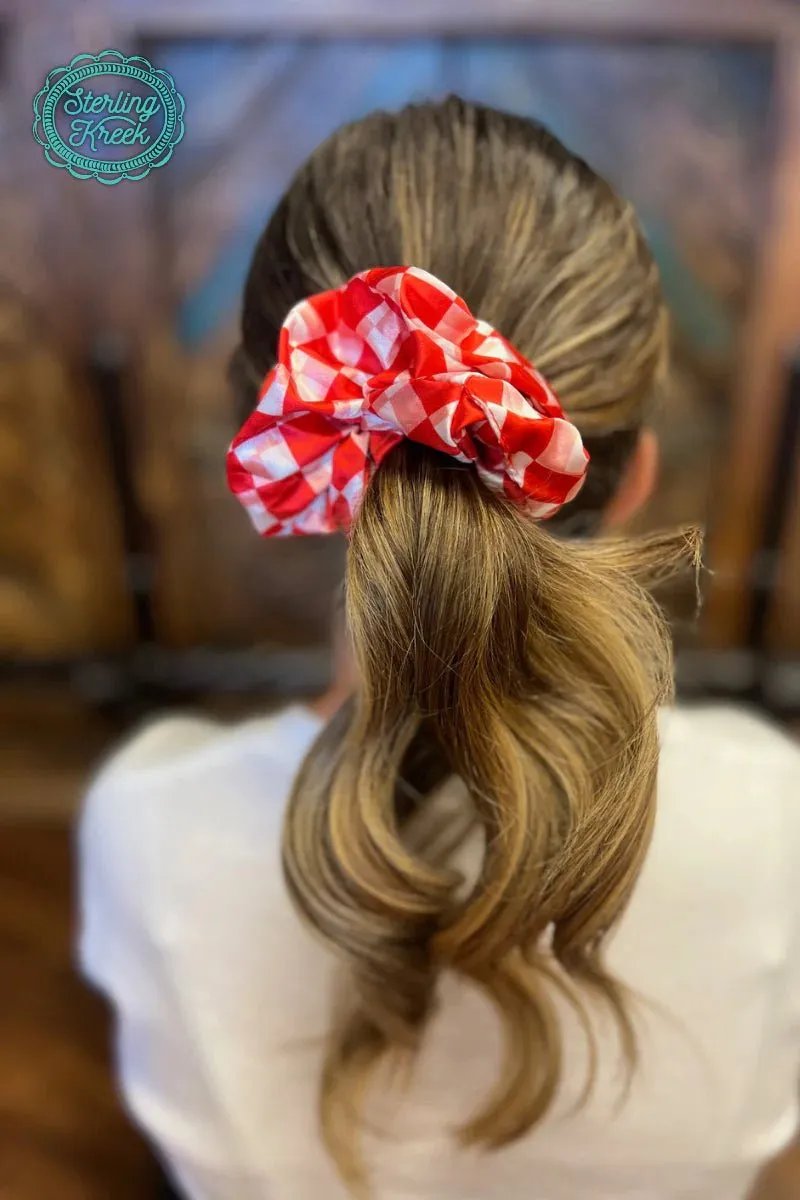 Sterling Kreek Pep Rally Scrunchie Red