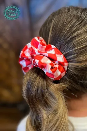 Sterling Kreek Pep Rally Scrunchie Red