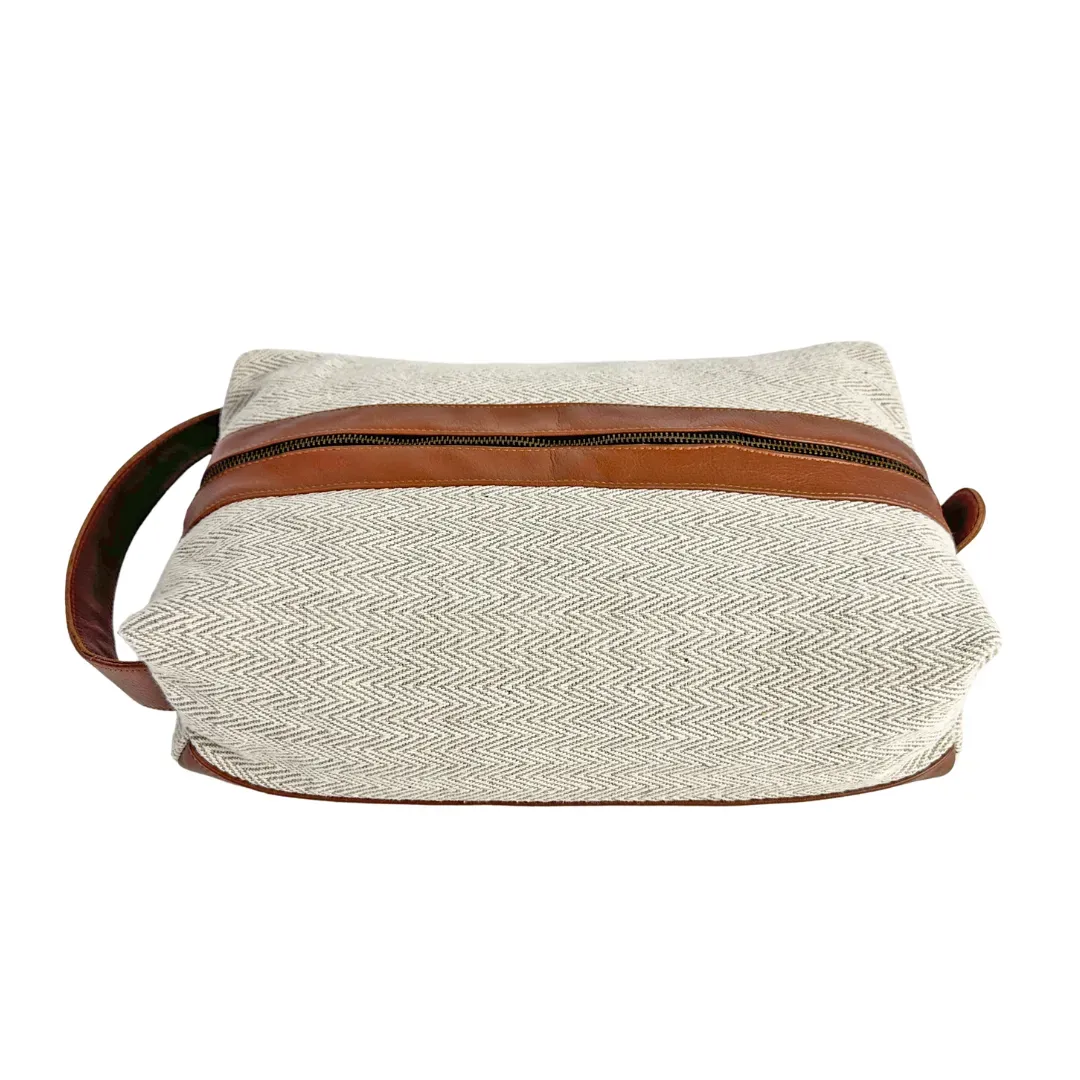 Sunfish: Shoe Bag - Tan Chevron