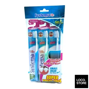 Systema ToothBrush Value Pack 3s Compact