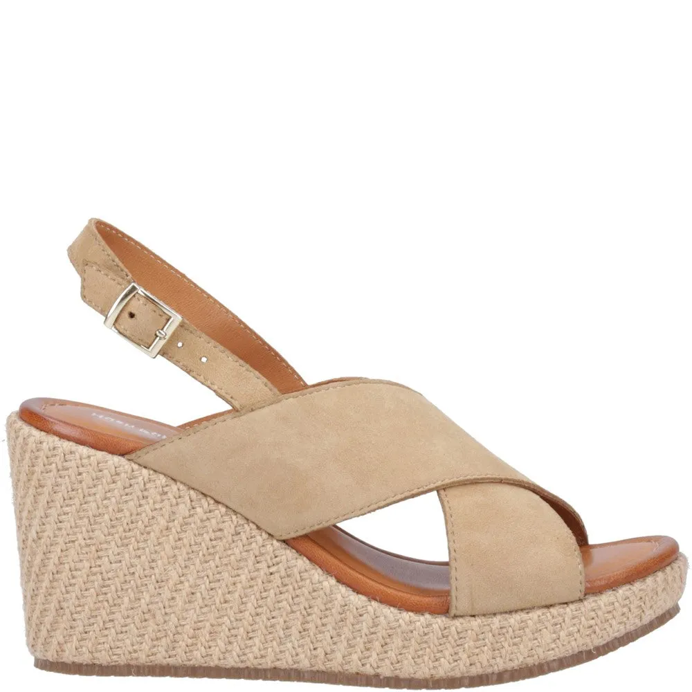 Taupe Perrie Wedge Sandals