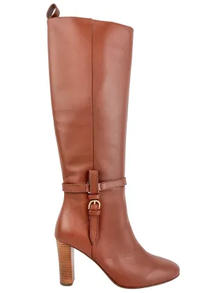 Ulla Johnson Annette Knee High Boots in Mahogany