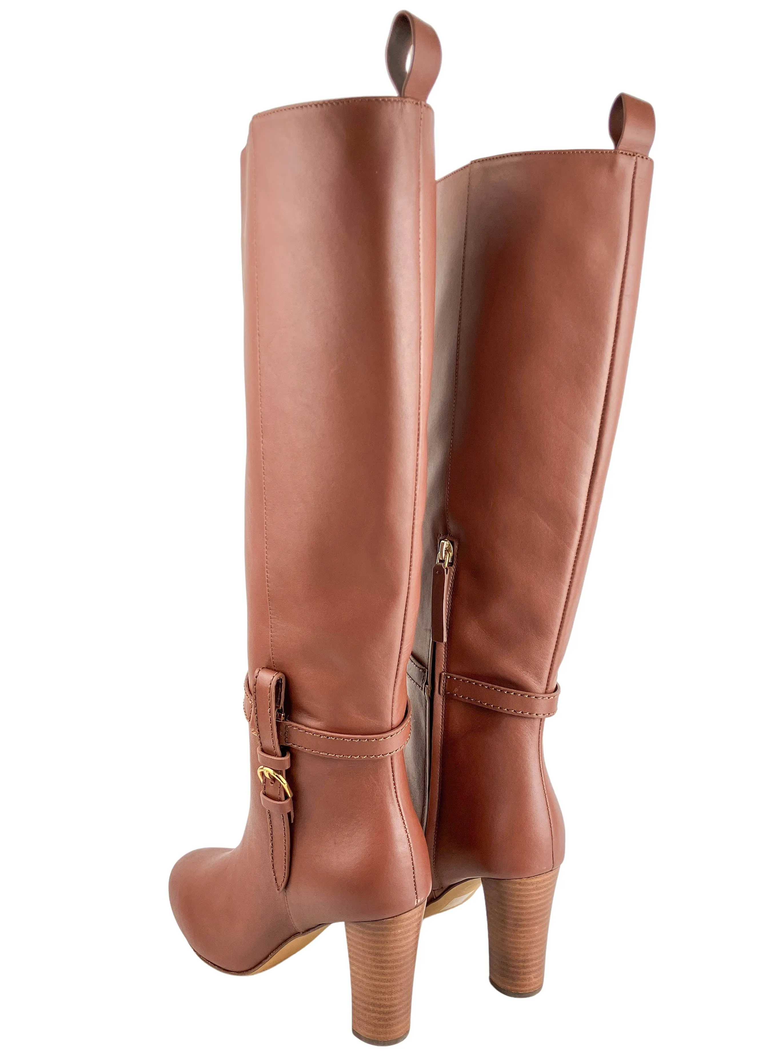 Ulla Johnson Annette Knee High Boots in Mahogany