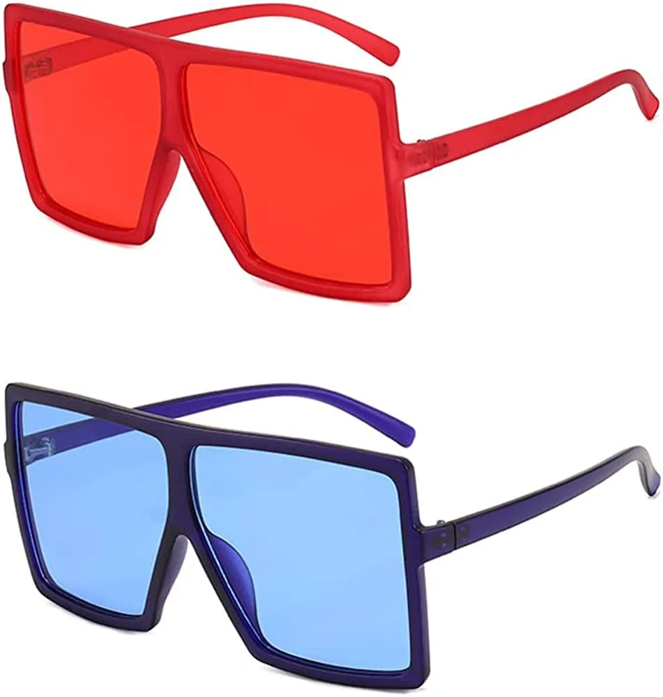 Ultralight Square Oversized Sunglasses for Women & Men