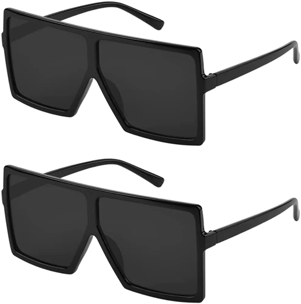 Ultralight Square Oversized Sunglasses for Women & Men